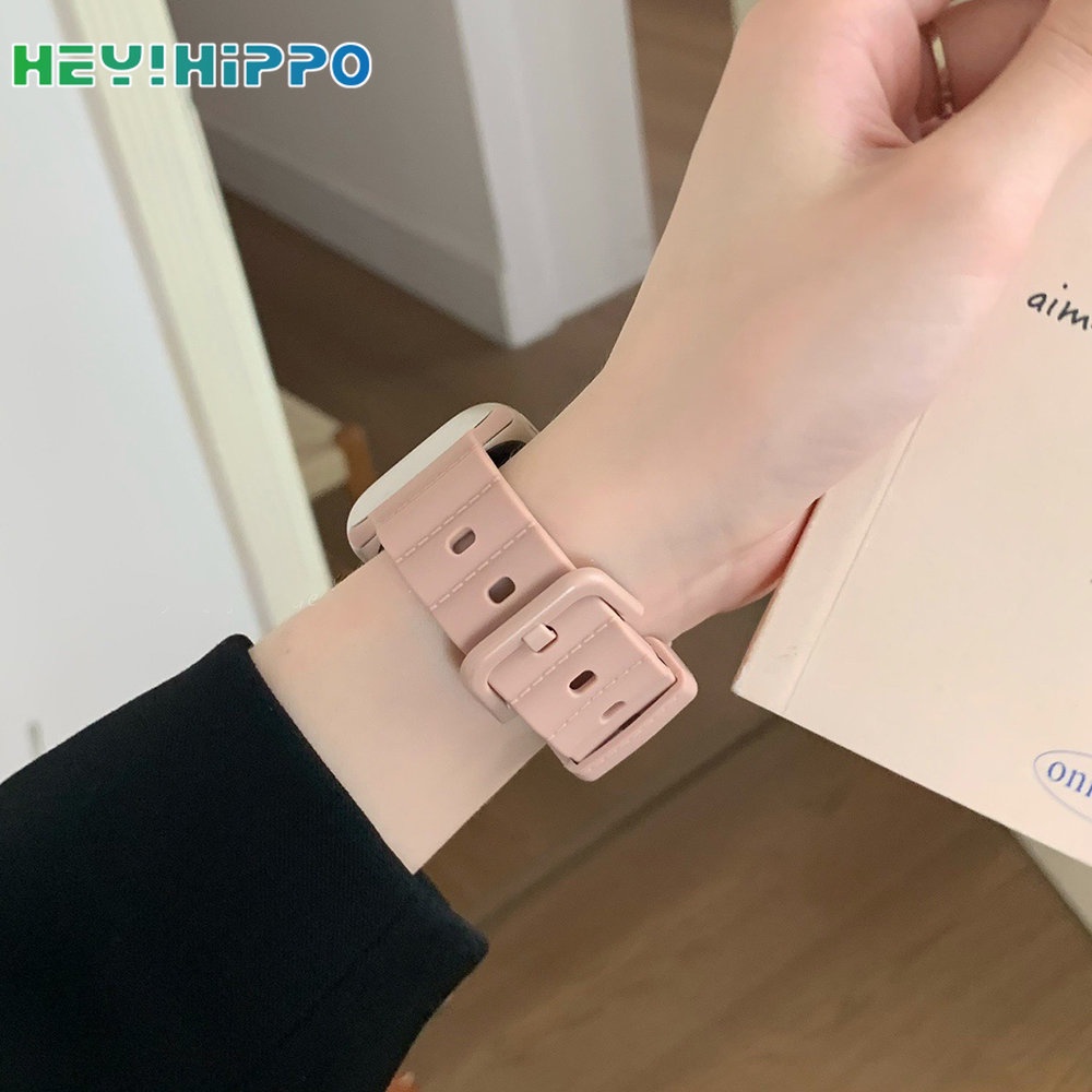 Dây Đeo Silicone Cho Đồng Hồ Thông Minh iwatch series 8 / 7 / 6 / 5 / SE / 4 / 3 45 / 44 / 42 / 41 / 40 / 38mm