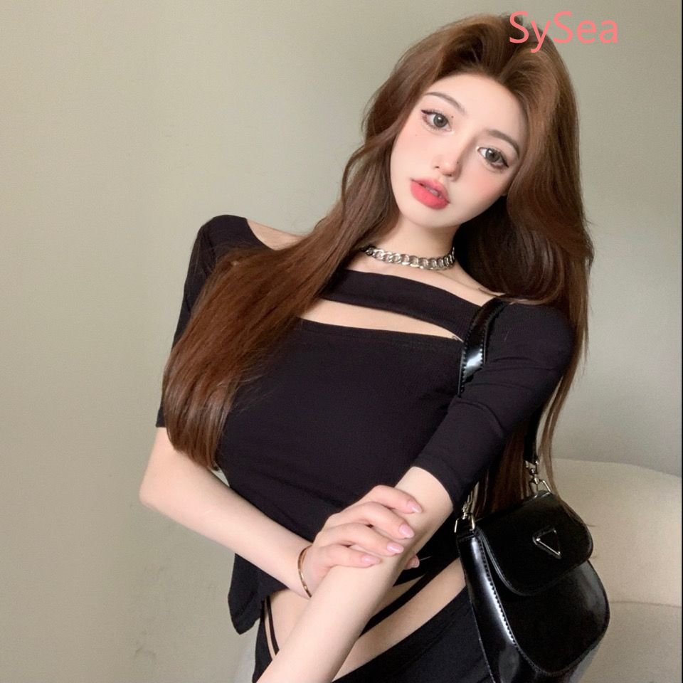 Áo Kiểu Dáng Ngắn Phong Cách Thời Trang Mùa Hè Hàn Quốc Dành Cho Nữ