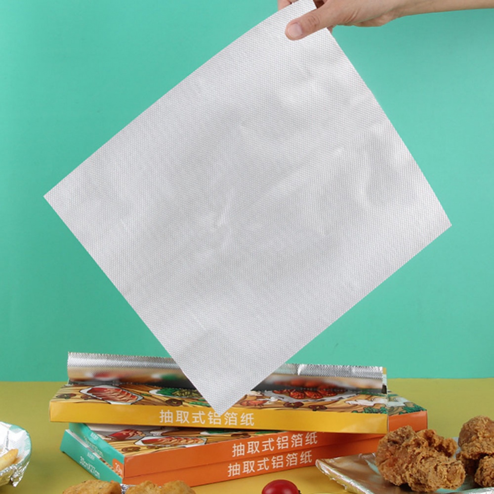 Cuộn Giấy Nhôm Bọc Thực Phẩm Nướng Bbq 27x30cm