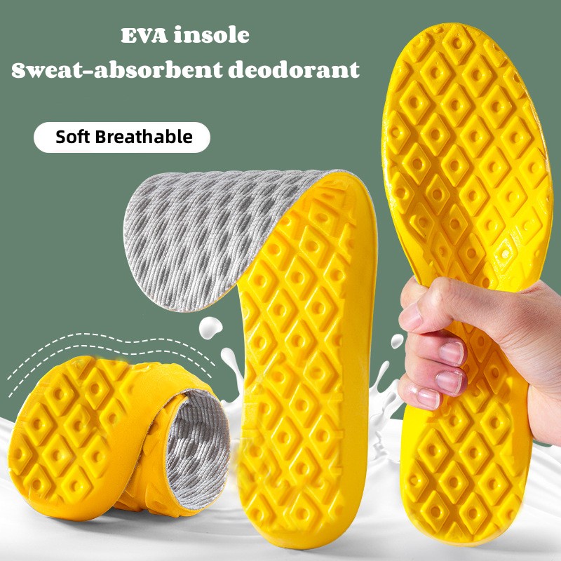 Đệm Lót Giày Thể Thao Mềm Mại Thoáng Khí Thấm Hút Mồ Hôi Chống Sốc Độ Co Giãn Cao