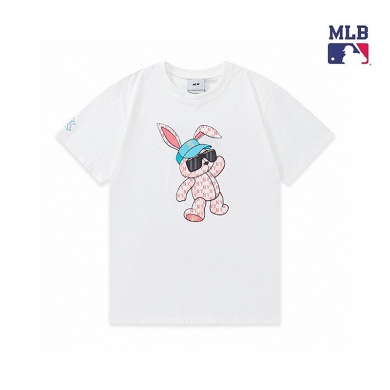 Áo Thun Cotton Tay Ngắn In Hình Thỏ Hoạt Hình Dành Cho Nam Nữ