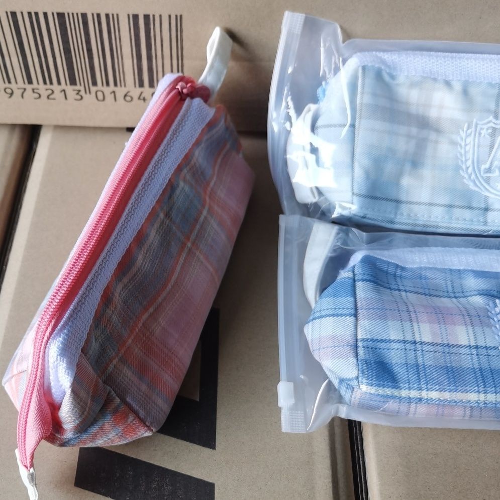 Túi Đựng Bút Bằng Vải Canvas Cỡ Lớn Thiết Kế Giản Dị Ốp