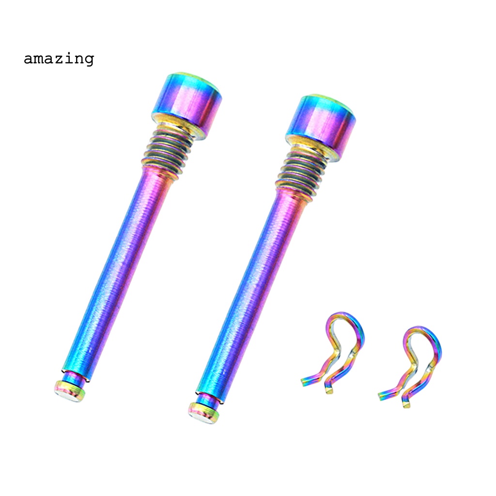 Hộp 2 Bộ Kẹp Phanh Xe Đạp Mạ Màu Sắc