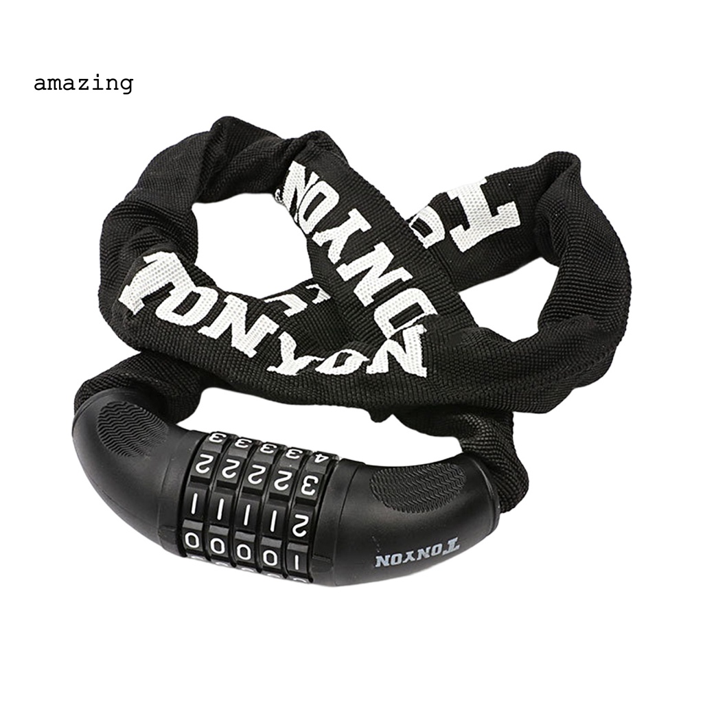 Khóa Xích Xe Đạp Năm Số Kết Cấu Dày Dặn Chống Ăn Mòn Tiện Dụng