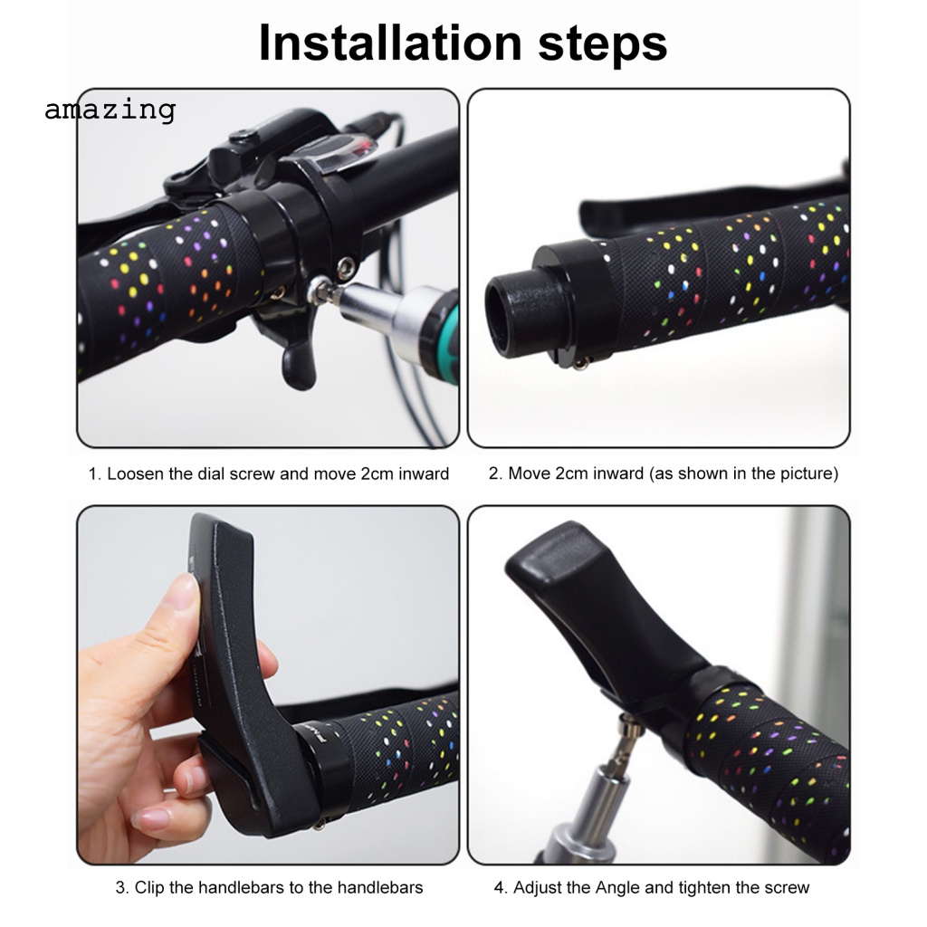 1 Cặp Tay Cầm Xe Đạp MTB Bền Bỉ Có Thể Tái Sử Dụng