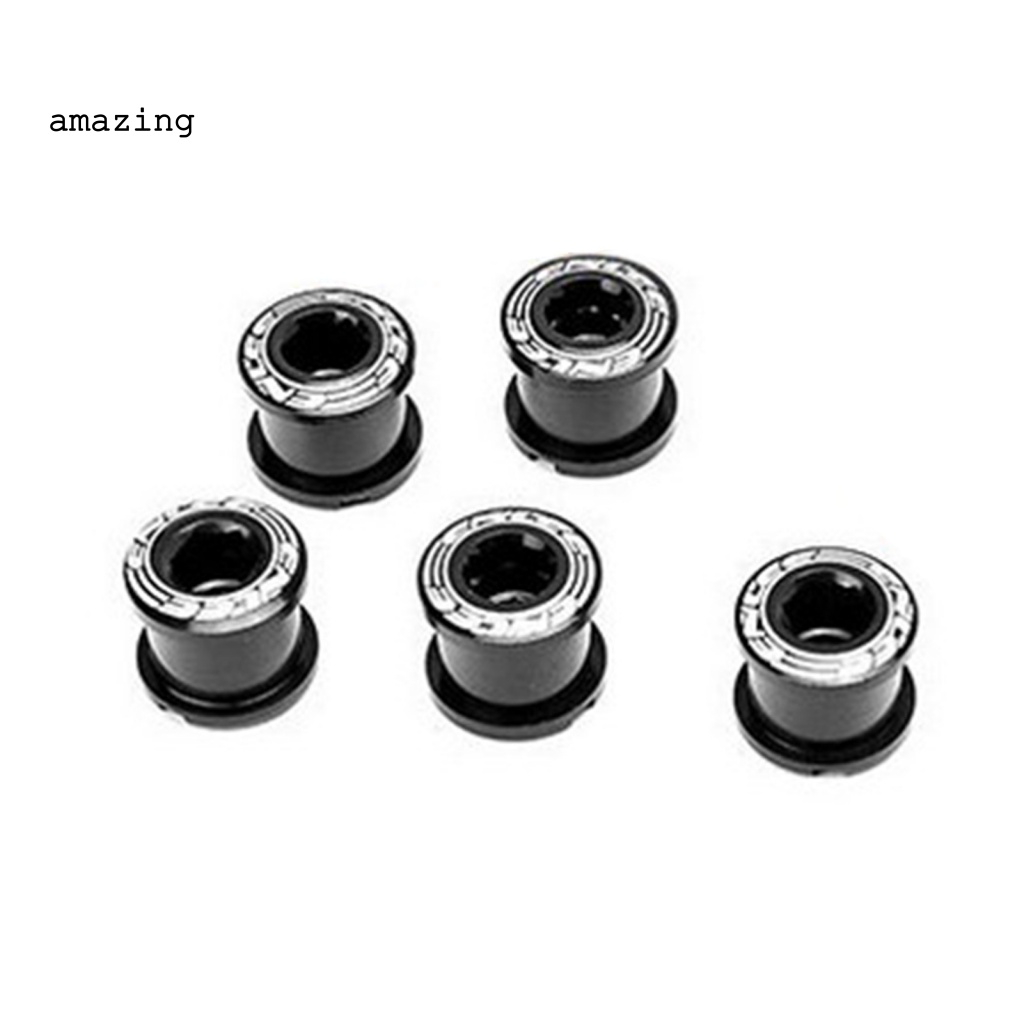 Bộ 5 Ốc Vít Hợp Kim Nhôm Cố Định Bánh Xe Đạp MTB