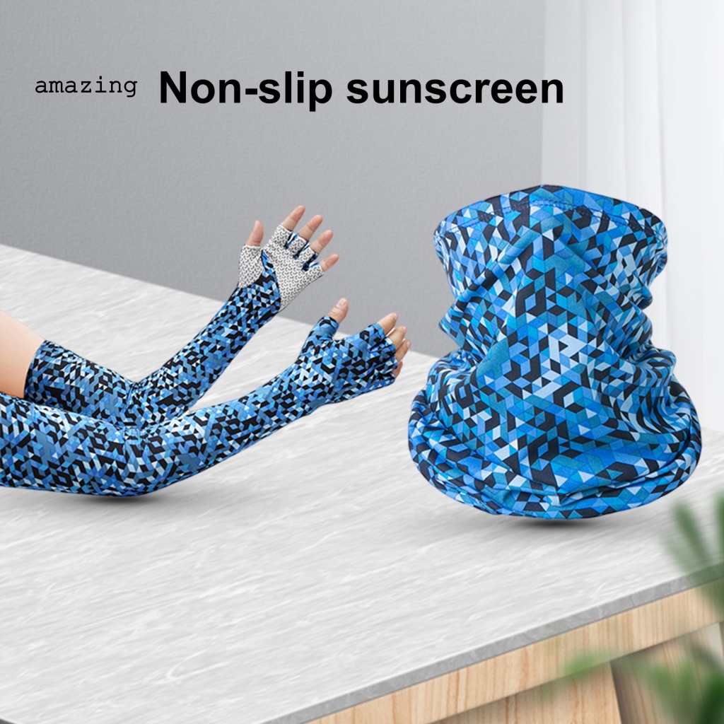 Găng Tay Chống Nắng / Tia UV Có Vòng Nhẫn Đeo Ngón Tay Hỗ Trợ Luyện Tập Thể Thao