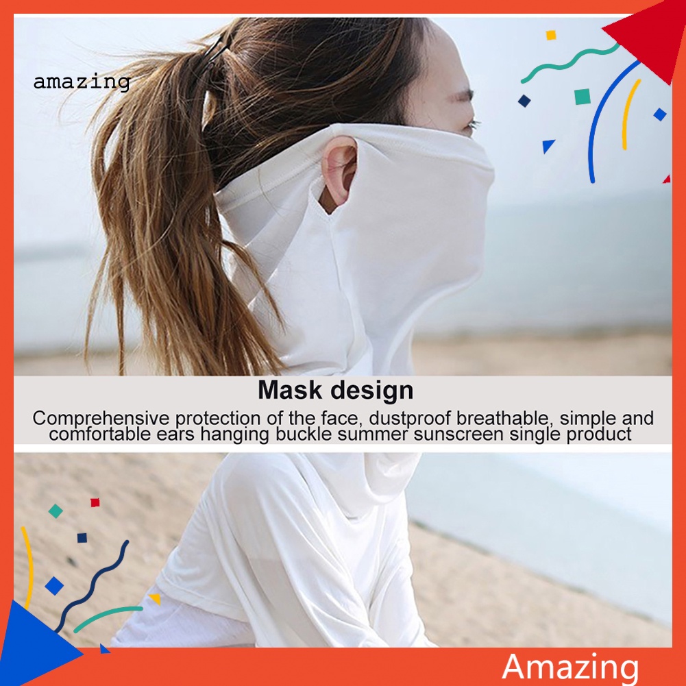 Khẩu Trang Che Phủ Cổ Tay Dài Chống Nắng Dùng Khi Lái Xe / Du Lịch Ngoài Trời