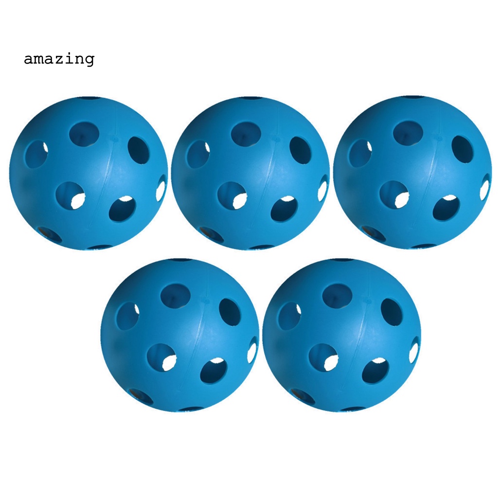 Bộ 5 Quả Bóng Golf Nhựa PE Màu Sắc Thời Trang