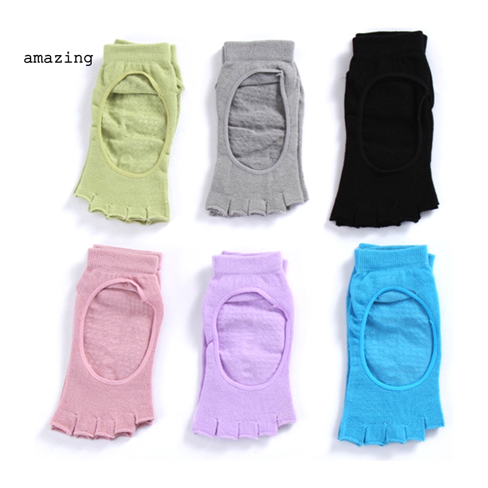 Vớ Ngắn Co Giãn Thoáng Khí Chống Trượt Dành Cho Nữ Tập Yoga / Pilates / Ballet