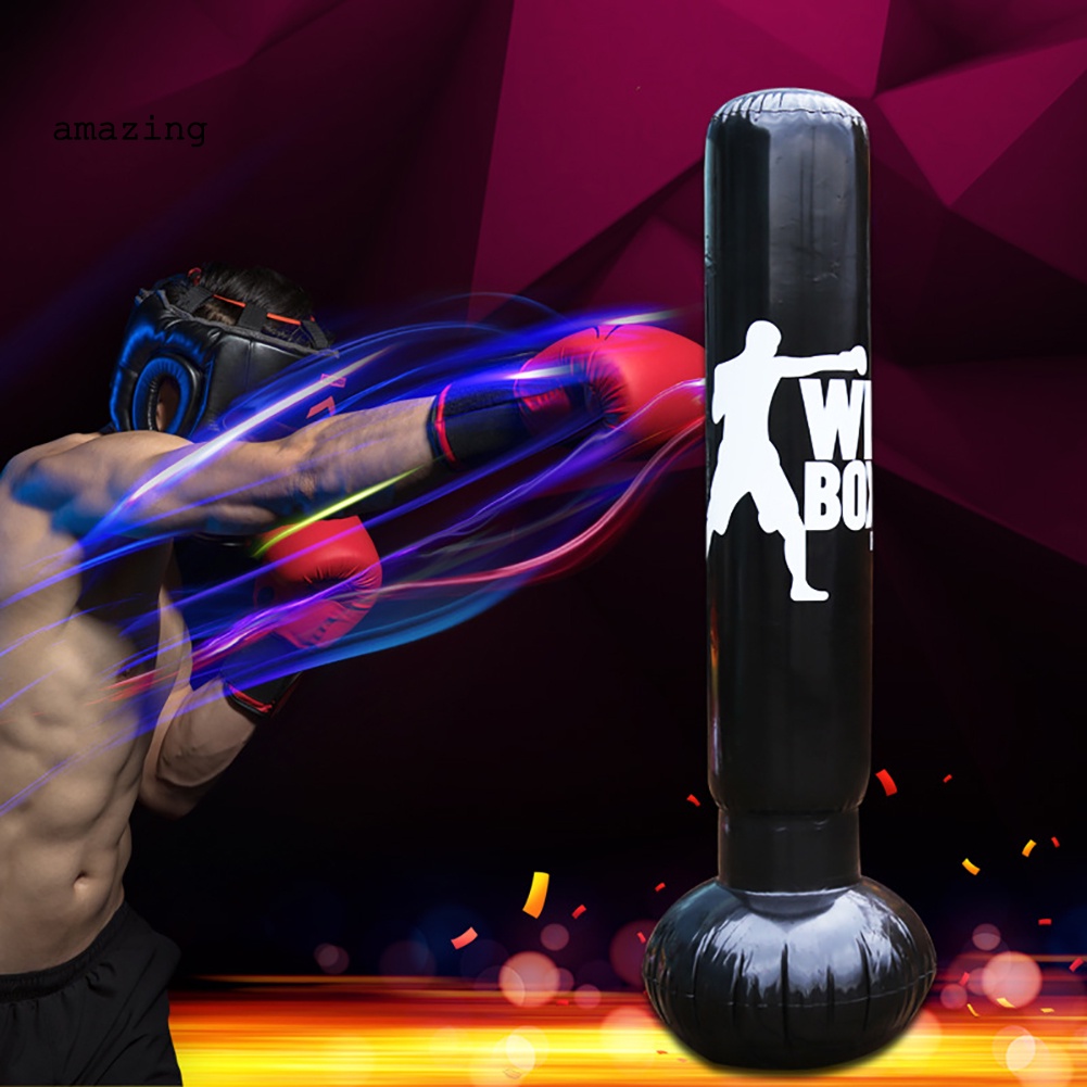 Túi Cát Bơm Hơi 1.6m Hỗ Trợ Luyện Tập Đá / Boxing / Thể Hình