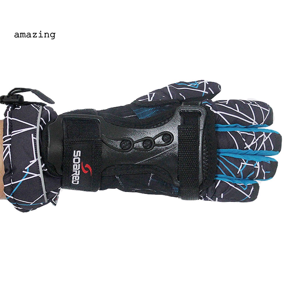 Set 2 Đai Quấn Bảo Vệ Cổ Tay Có Thể Điều Chỉnh Hỗ Trợ Trượt Tuyết