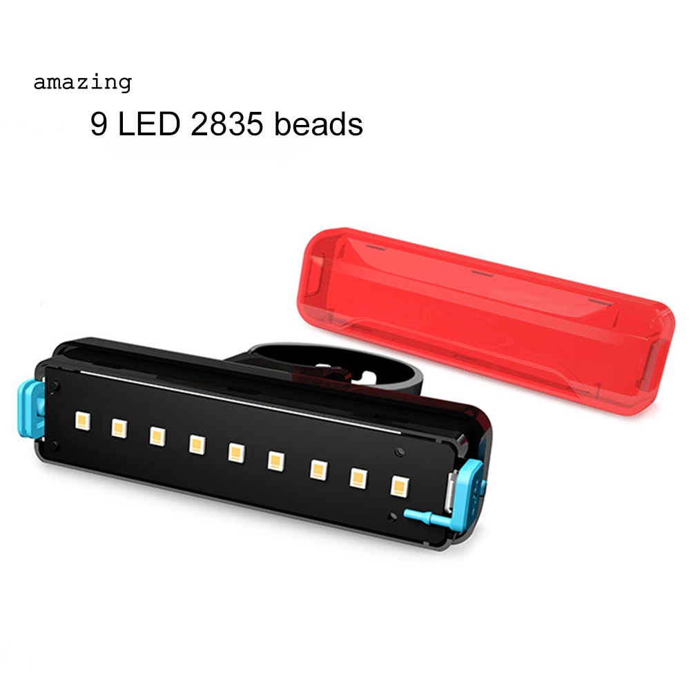 Đèn LED Cảnh Báo Không Dây Sạc USB Gắn Đuôi Xe Đạp