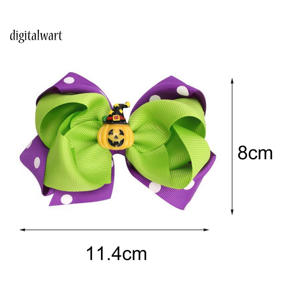 Kỹ Thuật Số| Kẹp Tóc Đính Nơ Họa Tiết Halloween