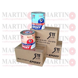 (Cặp 0,7kg) Keo dán đặc biệt EPOXY MULTI PURPOSE 511 VHMART123