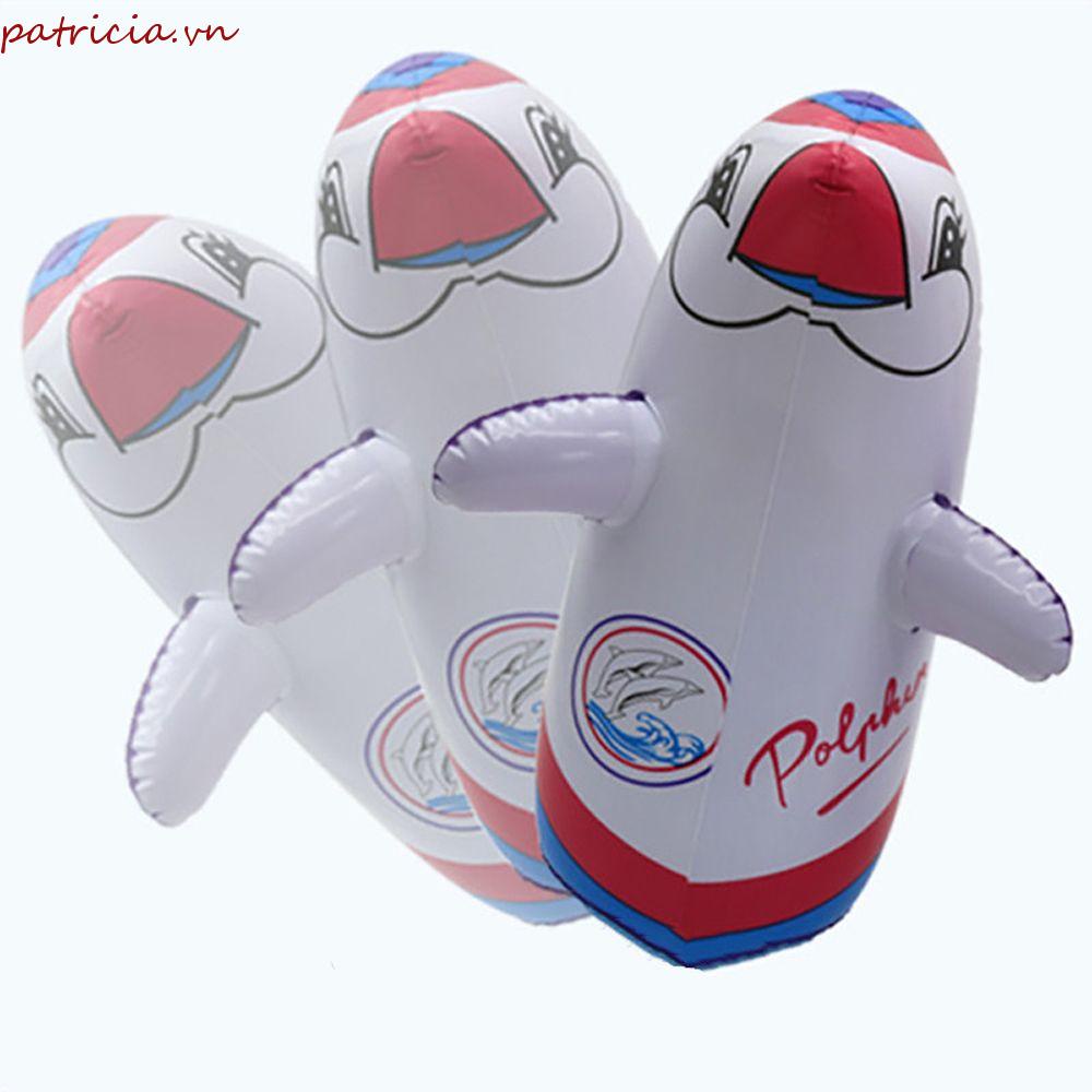 Đồ Chơi Lật Đật Bơm Hơi Bằng Nhựa Mềm Cho Bé