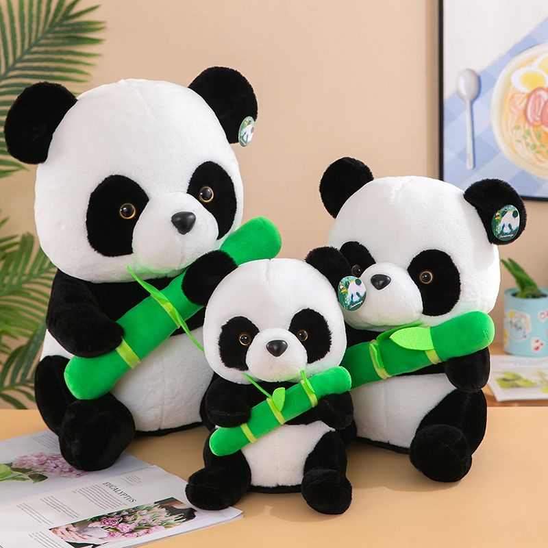 Thú Nhồi Bông Hình Gấu Trúc Dễ Thương Cho Bé