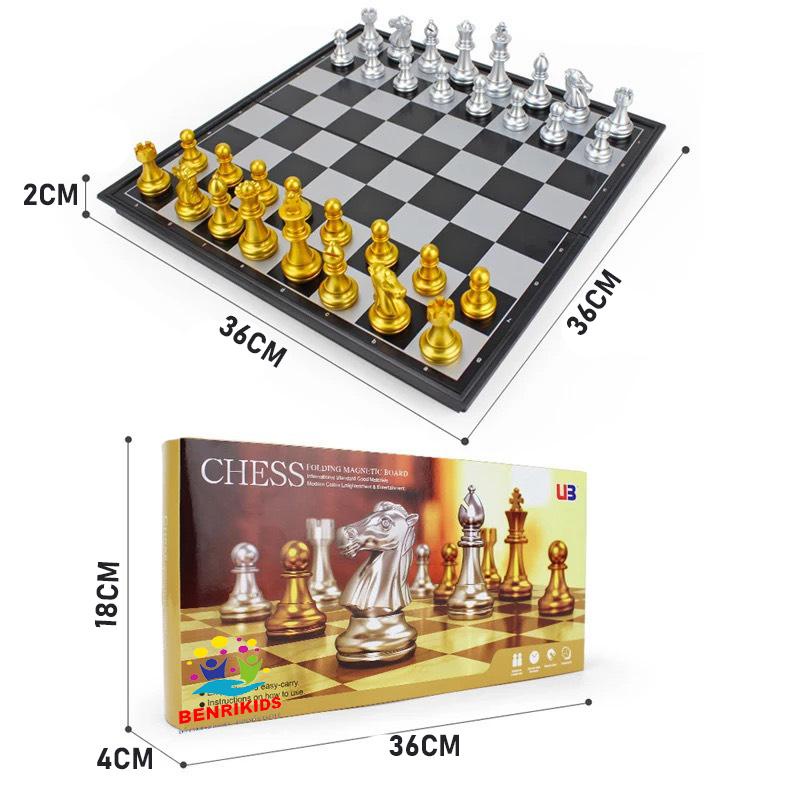 Bộ Cờ Vua Nam Châm Cao Cấp Bản Cỡ Đại Siêu Dính Thi Đấu Quốc Tế