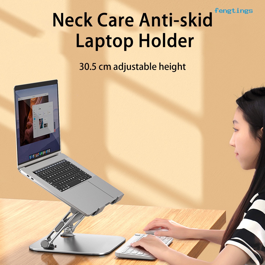 Giá Đỡ Laptop Chống Trượt Có Thể Điều Chỉnh Độ Cao Tiện Dụng