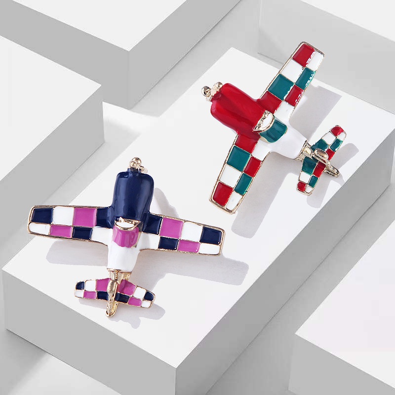 Kẹp Cổ Áo Hình Máy Bay Bằng Hợp Kim Sang Trọng Cho Tiệc Cưới