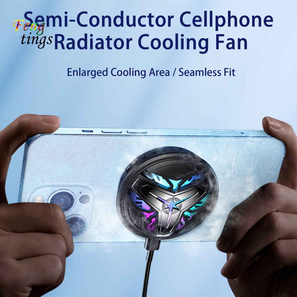 [Ft] Quạt Tản Nhiệt Bán Dẫn Làm Mát Điện Thoại Di Động Kích Thước Nhỏ Gọn Tiếng Ồn Thấp Liền Mạch Dễ Lắp Đặt