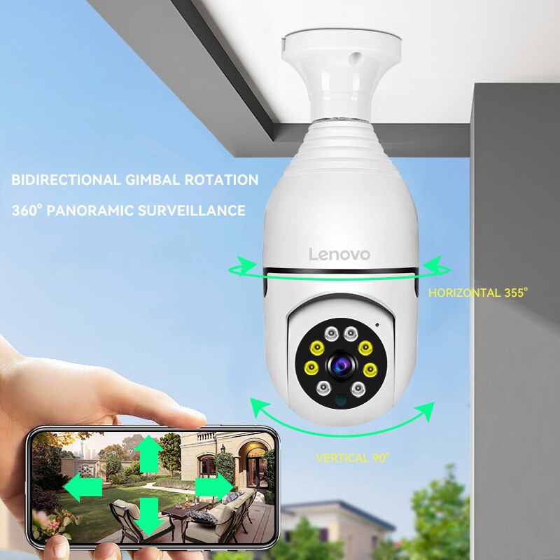 Camera Giám Sát An Ninh Thông Minh Lenovo Wifi Có Tầm Nhìn Ban Đêm