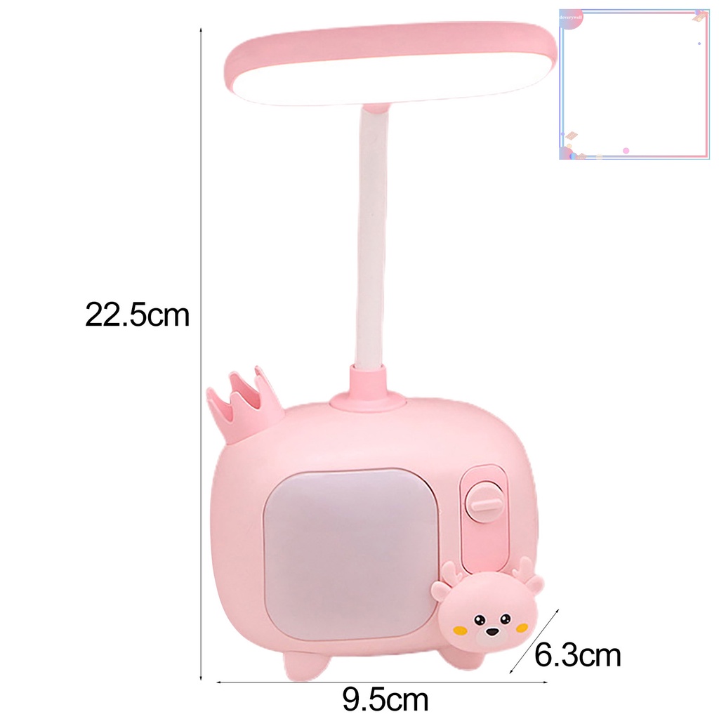 Đèn LED Để Bàn [DDJ] Thiết Kế Ống Linh Hoạt Sáng Tạo Có Thể Điều Chỉnh Độ Sáng Sạc USB