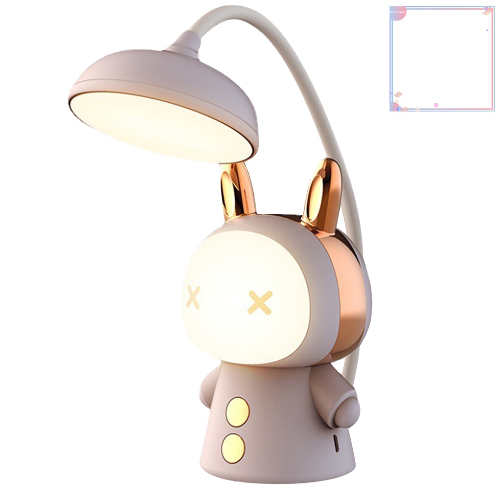 [DDJ] Đèn Đọc Sách Để Bàn Bảo Vệ Mắt Nhiều Chế Độ Ánh Sáng Ban Đêm Thiết Kế Ống Linh Hoạt Đáng Yêu Có Thể Sạc Lại Cho Nhà