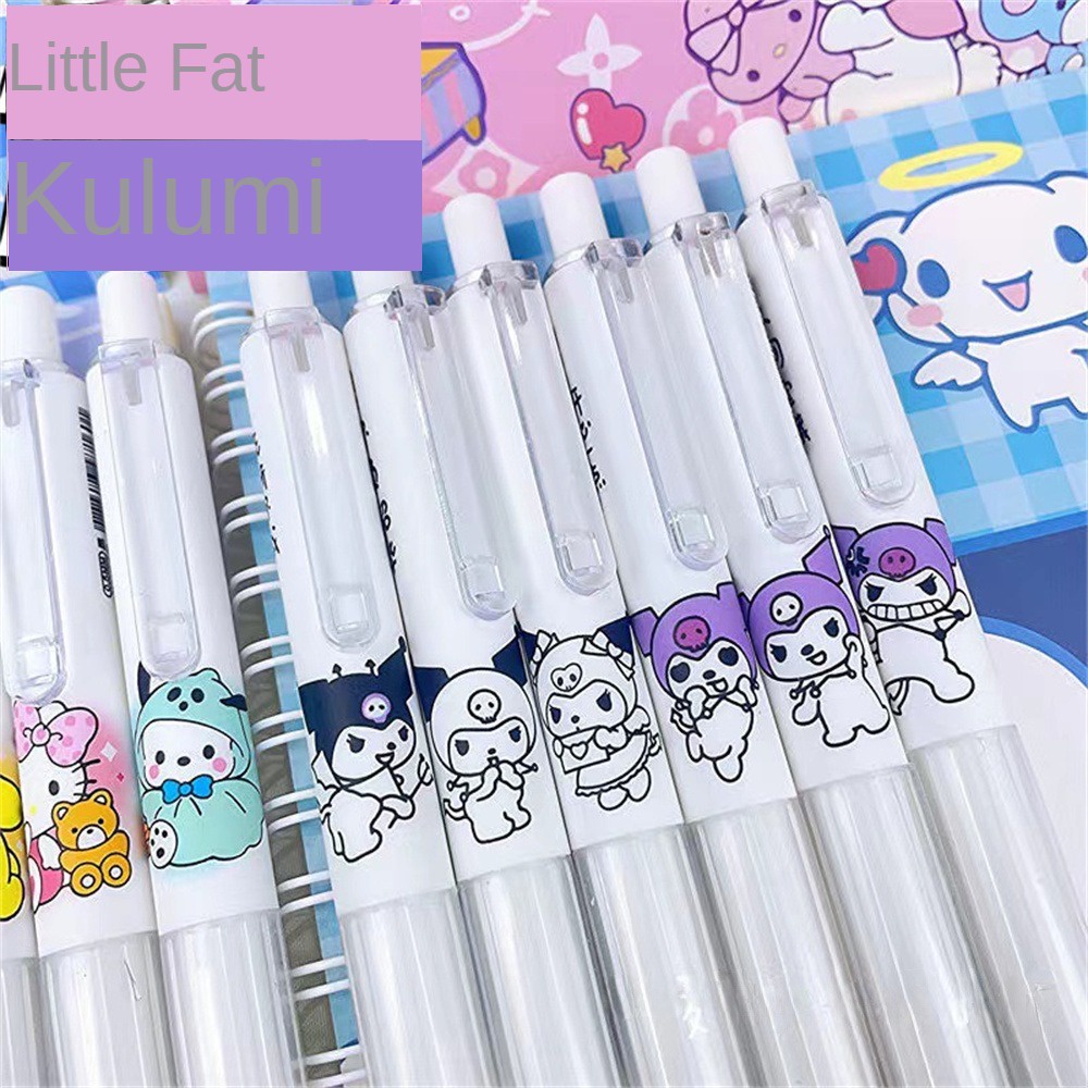Bút Mực gel Nhấn Tạo Hiệu Ứng Khuôn Mặt Hoạt Hình Nhanh Khô 0.5 carbon