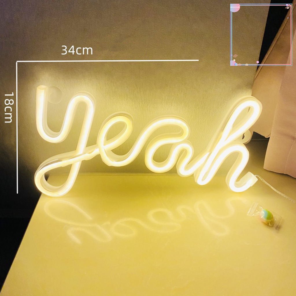 [DDJ] Đèn LED Neon Hình Chữ Cái Sáng Tạo Tiết Kiệm Năng Lượng - Không Cần Khoan Lỗ Bằng PVC Hiệu Ứng 3D Trang Trí Tiệc Tùng