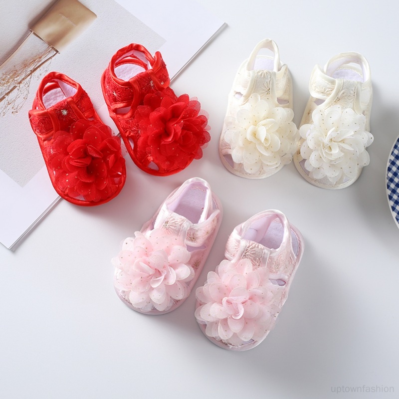 Xăng đan Tập Đi Kèm Băng Đô Thời Trang Mùa Hè Cho Bé Gái