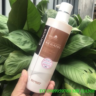 Kem hấp phục hồi tóc nát Keratin Karseell Maca 500ml