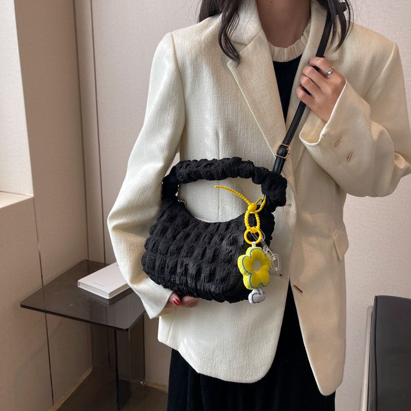 Túi Xách Đeo Vai / Kẹp Nách Xếp Ly Phong Cách Hàn Quốc Thời Trang Xuân Hè 2023 Mới Cho Nữ