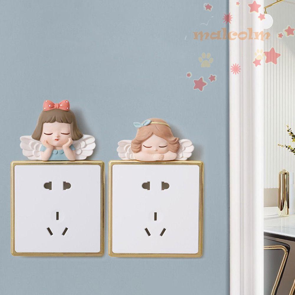 Miếng Dán Công Tắc 3D Bằng Nhựa Resin Dễ Thương DIY