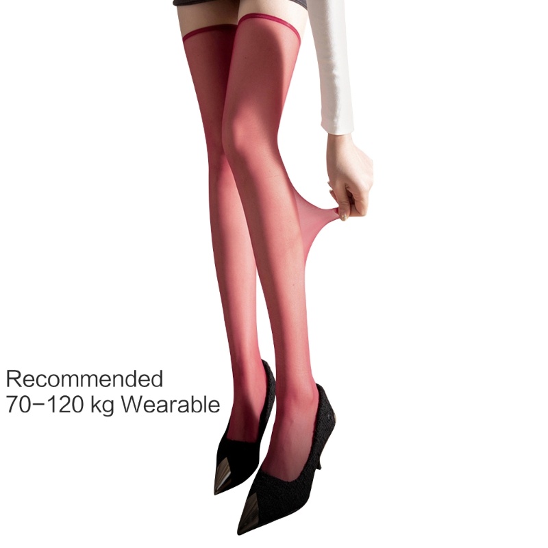 Ivy Vớ Dài Đến Đầu Gối Màu Trơn Siêu Mỏng Phong Cách Insgram Gợi Cảm Mùa Hè Cho Nữ