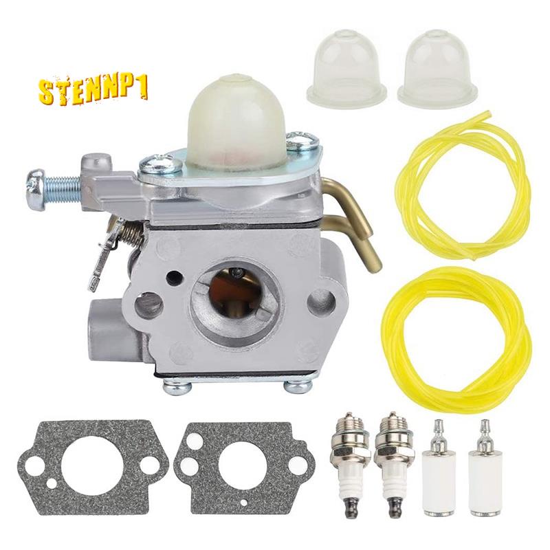 Bộ Chế Hòa Khí Kèm Dây Dẫn Nhiên Liệu C1UH142 Cho Homelite UT-085801 Máy Cắt Cỏ Thủ Công UT-21947 26CC Chất Lượng Cao