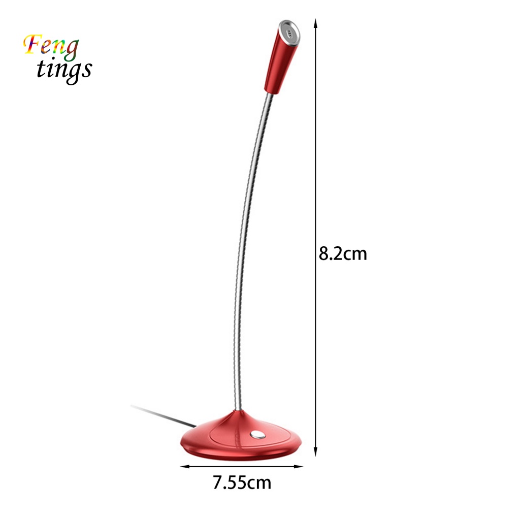 Micro Để Bàn Có Dây 3.5mm Độ Nhạy Cao Đa Hướng Cho Văn Phòng