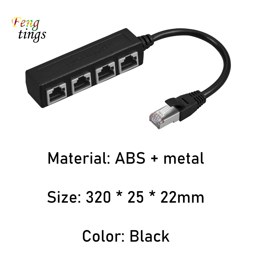 Cáp Chia Mạng Ethernet RJ45 Tốc Độ Cao Cho Máy Tính