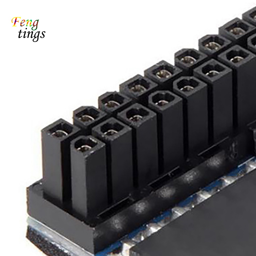Bộ Chuyển Đổi Nguồn Điện Bo Mạch Chủ 24 Pin Sang 90 Độ Màu Đen Chuyên Dụng Cho PC