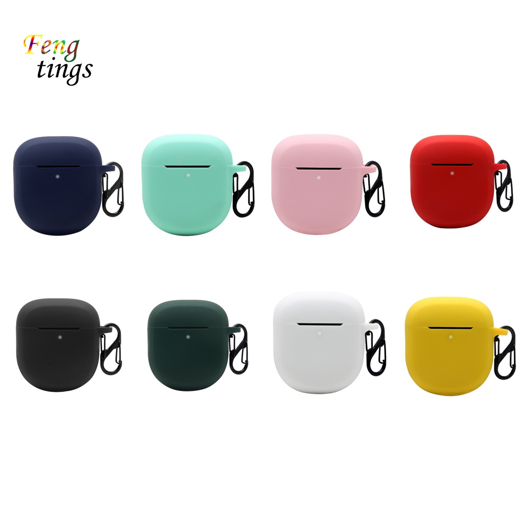 Vỏ Bảo Vệ Hộp Sạc Tai Nghe Không Dây Bose-QuietComfort Bằng Silicon Mềm Chống Sốc / Bụi Bẩn Kèm Móc Khóa