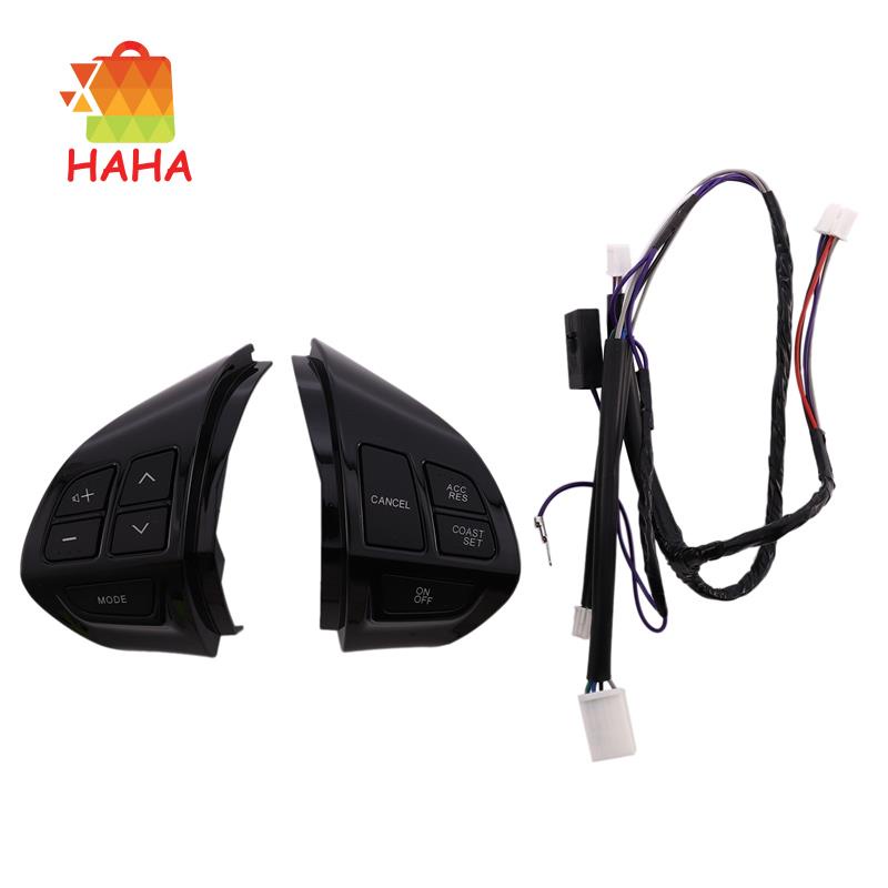 1 Cặp Nút Điều Khiển Vô Lăng Trái + Phải Đa Năng Màu Đen 8602A008 Cho Mitsubishi Lancer Outlander Asx 2006-2016