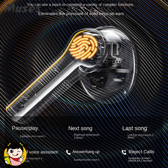 Tai nghe không dây Âm Thanh Nổi TWS Có Mic Cho Lenovo XT95 Pro