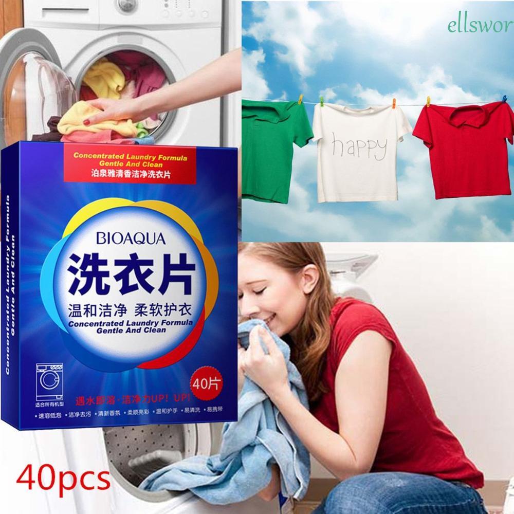 Hộp 40 Miếng Giặt Đồ Tiện Lợi|Dụng Cụ Vệ Sinh Nhà Cửa Tiện Dụng