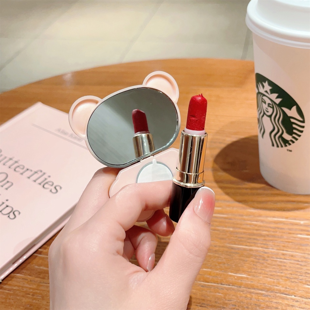 Ốp Điện Thoại Hình Gấu Hoạt Hình Có Túi Khí Và Dây Đeo Ngón Tay Cho iphone