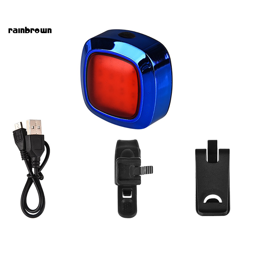 Đèn LED Cảnh Báo An Toàn Sạc USB Gắn Đuôi Xe Đạp