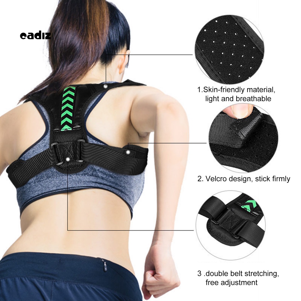 Đai Đeo Vai Hỗ Trợ Nâng Điều Chỉnh Tư Thế Bằng Mút Xốp Thông Dụng