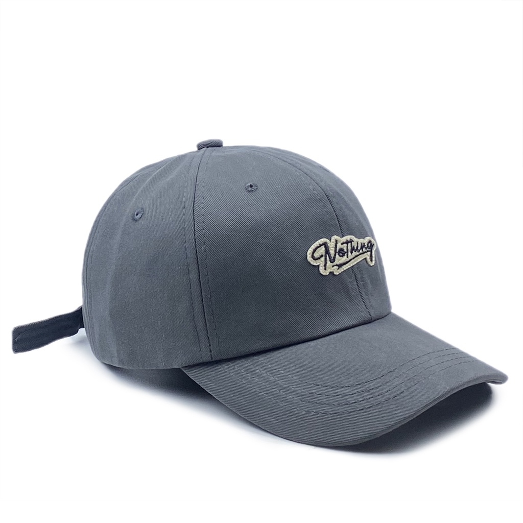 Mũ lưỡi trai LINJW chất liệu cotton mềm thêu chữ thời trang mùa hè cho nữ