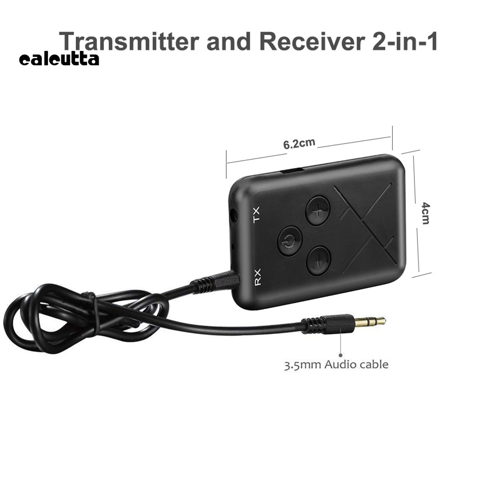 Thiết Bị Truyền Nhận Tín Hiệu Bluetooth Không Dây 2 Trong 1 Giắc Cắm 3.5mm Dành Cho TV / Xe Hơi