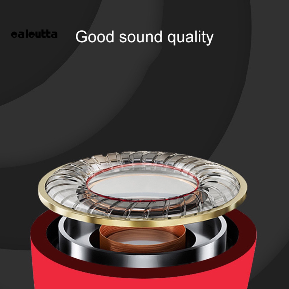 [calcutta] Tai Nghe Nhét Tai Dây Bện Có Nút Điều Chỉnh Âm Lượng In Họa Tiết Thời Trang