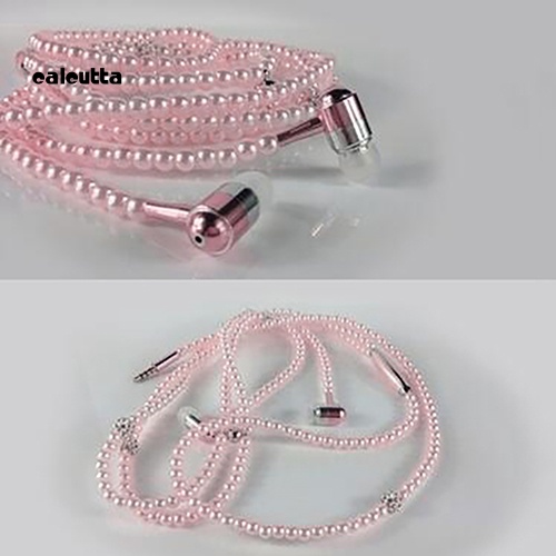 Vòng cổ Tai Nghe Đính Ngọc Trai Nhân Tạo Thời Trang Dành Cho Nữ